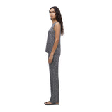 Yerse - 42121_237 - Pantalones flare de viscosa con tiro medio y cintura elástica - Mujer