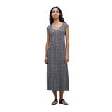 Yerse - 42122_237 - Vestido midi de viscosa con escote de pico - Mujer