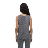 Yerse - 42123_237 - Top de viscosa con estampado geométrico - Mujer