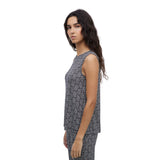 Yerse - 42123_237 - Top de viscosa con estampado geométrico - Mujer