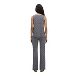 Yerse - 42123_237 - Top de viscosa con estampado geométrico - Mujer