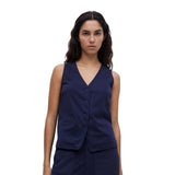 Yerse - 42220_055 - Chaleco de punto de algodón - Mujer