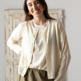 Yerse - 42505_002 - Jersey de manga corta 100% lana merino - Mujer