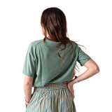 Yerse - 42505_017 - Jersey de manga corta 100% lana merino - Mujer