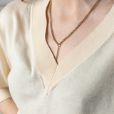 Yerse - 42509_003 - Jersey de manga corta con escote de pico - Mujer