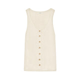 Yerse - 42510_003 - Top con botones y escote redondo - Mujer