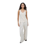 Yerse - 42510_003 - Top con botones y escote redondo - Mujer
