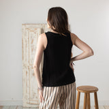 Yerse - 42510_037 - Top con botones y escote redondo - Mujer