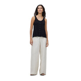 Yerse - 42510_037 - Top con botones y escote redondo - Mujer