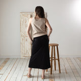 Yerse - 42516_005 Top de tirantes anchos con escote de pico - Mujer