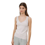 Yerse - 42516_005 Top de tirantes anchos con escote de pico - Mujer
