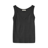 Yerse - 42516_037 Top de tirantes anchos con escote de pico - Mujer