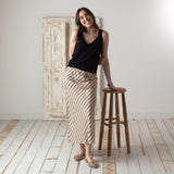 Yerse - 42516_037 Top de tirantes anchos con escote de pico - Mujer