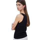 Yerse - 42516_037 Top de tirantes anchos con escote de pico - Mujer