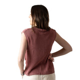 Yerse - 42525_068 - Chaleco de punto mezcla de algodón y lino - Mujer