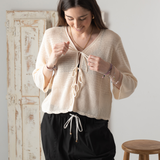 Yerse- 42529_003 - Cárdigan de crochet 100% algodón - Mujer