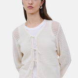 Yerse- 42529_003 - Cárdigan de crochet 100% algodón - Mujer