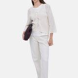 Yerse- 42529_003 - Cárdigan de crochet 100% algodón - Mujer
