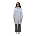 Parka gris impermeable con capucha mujer | Konestilochic