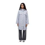Parka gris impermeable con capucha mujer | Konestilochic