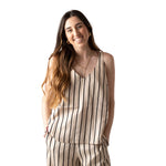 Top Tirantes Lyocell Escote Pico Mujer | Konestilochic