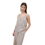 Yerse - 42812_103 - Top de tirantes con escote de pico delantero y trasero 100% lyocell - Mujer