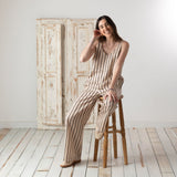 Yerse - 42812_103 - Top de tirantes con escote de pico delantero y trasero 100% lyocell - Mujer