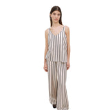 Yerse - 42812_103 - Top de tirantes con escote de pico delantero y trasero 100% lyocell - Mujer
