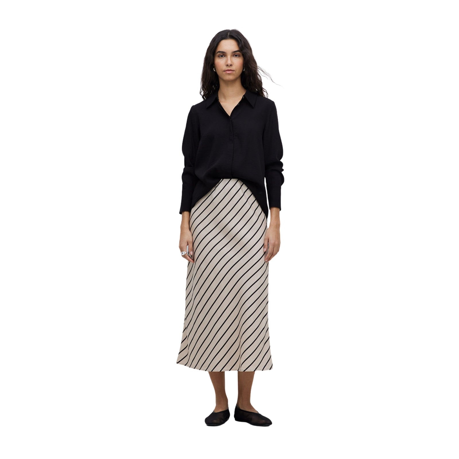 Falda midi recta para mujer Yerse  | Konestilochic