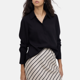 Yerse - 42813_103 - Falda midi recta con goma en la cintura 100% lyocell - Mujer