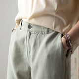 Yerse - 42816_017 - Pantalones rectos con cremallera y botones - Mujer