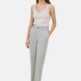Yerse - 42816_017 - Pantalones rectos con cremallera y botones - Mujer