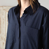 Yerse - 42836_055 - Vestido con cuello camisero de popelín 100% algodón - Mujer