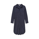 Yerse - 42836_055 - Vestido con cuello camisero de popelín 100% algodón - Mujer