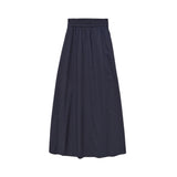 Yerse - 42837_055 - Falda con cintura elástica y bolsillos de popelín 100% algodón - Mujer