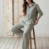 Yerse - 42840_217 - Camisa de manga corta de popelín 100% algodón - Mujer