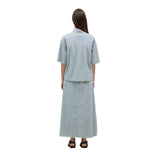 Yerse - 42840_217 - Camisa de manga corta de popelín 100% algodón - Mujer