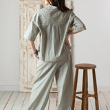 Yerse - 42840_217 - Camisa de manga corta de popelín 100% algodón - Mujer