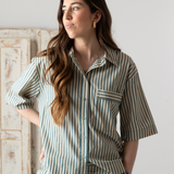 Yerse - 42840_217 - Camisa de manga corta de popelín 100% algodón - Mujer