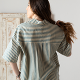 Yerse - 42840_217 - Camisa de manga corta de popelín 100% algodón - Mujer