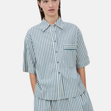 Yerse - 42840_217 - Camisa de manga corta de popelín 100% algodón - Mujer
