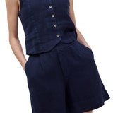 Yerse - 42853_055 - Shorts de lino con bolsillos - Mujer