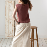 Yerse - 42866_002 - Falda vaquera midi con bolsillos - Mujer