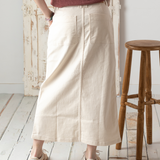Yerse - 42866_002 - Falda vaquera midi con bolsillos - Mujer