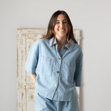 Yerse - 42868_051 - Chaqueta vaquera de manga corta mezcla de algodón y téncel - Mujer