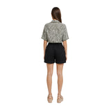 Yerse - 42870_125 - Camisa fluida de manga corta 100% viscosa EcoVero™ - Mujer