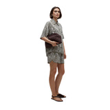 Yerse - 42870_125 - Camisa fluida de manga corta 100% viscosa EcoVero™ - Mujer