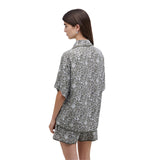 Yerse - 42870_125 - Camisa fluida de manga corta 100% viscosa EcoVero™ - Mujer