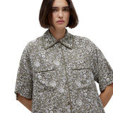 Yerse - 42870_125 - Camisa fluida de manga corta 100% viscosa EcoVero™ - Mujer