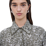 Yerse - 42870_125 - Camisa fluida de manga corta 100% viscosa EcoVero™ - Mujer